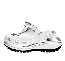 Crocs x MCM Mega Crush Clogs Silver (MEXDAMM08WT)