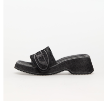 Diesel Oval D Sa Pf W Sandals Denim (Y03284_P0585 BLACK DENIM)