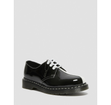 Dr Martens Double Doc Sokker i sort og gul Tokyo Patent Leather Oxford (27259009)