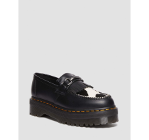 martens 1460 patent leather Snaffle Hair On Cow Print Kiltie (31097937)