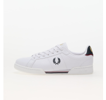 Fred Perry B722 Leather Navy (B6311 567) in weiss