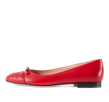 Gucci Ballet Flat With Double G Leather (680878-BKO60-6549)
