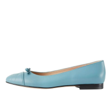 Gucci Ballet Flat With Double G Leather Sweet Blue (680878-BKO60-4514)