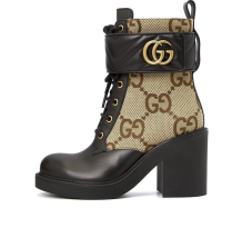 Gucci Boot with Double G Camel Ebony (719849-AABD0-1183)