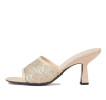 Gucci GG Mid Heel Sandal Rose Beige (747245-F13B0-9941)