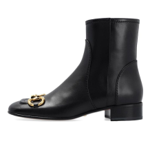Gucci Horsebit Leather Ankle (673666-BKO00-1000)