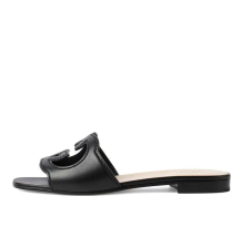 Gucci Interlocking G Shearling Sandals (694451-US000-1000)