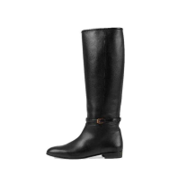 Gucci Knee High Leather (658889-BKO00-1000)