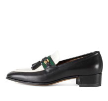 Gucci Loafer with Web and Interlocking G (674662-1W6B0-1170)
