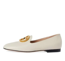 Gucci Logo Plaque Loafers (723395-C9D00-9022)