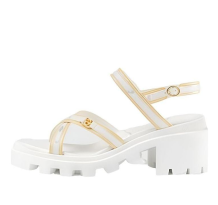Gucci Lug Sole Sandal with Web (645776-D3VF0-9364)
