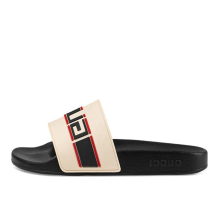 Gucci Stripe Rubber Ecru Slide (522884-JC200-9572)