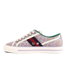 Gucci Jumbo Gg Beige Lilac Canvas Tennis 1977 (725879-UKO70-8872)