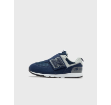 New Balance 574 Lace-up ankle boots Round toe High-top upper Graphic cut-outs Logo on the side Thick (NW574NV) in grau