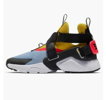 Nike Air Huarache City Aluminum Bright Citron Crimson womens (AH6787 401)