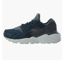 Nike Air Huarache Run Prm Txt Cool Grey Metallic Armory Navy womens (AA0523 001)