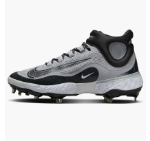 Nike Alpha Huarache Elite 4 Mid Wolf Grey Dark Smoke (DJ6520-002)