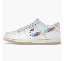 Nike Dunk Low Se Rainbow Lace Swoosh GS (FN4861 100)