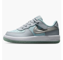 Nike Force 1 Low EasyOn Pure Platinum Glacier Blue PS (HQ3251 043)