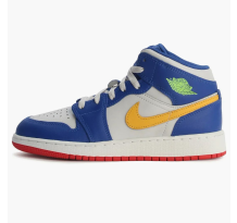 Jordan 1 Mid Racer Blue Gold GS (IM6562-445)