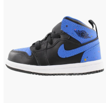 Jordan 1 Mid Royal Paint Splatter td (640735-048)