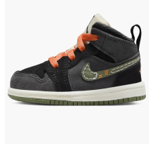 Jordan 1 Mid SE Craft TD Anthracite Bright Mandarin Sky J Light Olive (FD9093 003)
