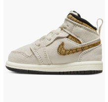 Jordan 1 Mid SE TD Light Orewood British Tan Metallic Gold (DZ5371 102)