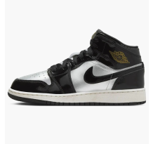 Jordan 1 Mid SE Metallic Silver Sail Gold GS (FZ3938 001)