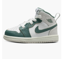 Jordan 1 Mid SE Sail Neutral Grey Oxidized Green TD (FQ8086 103)