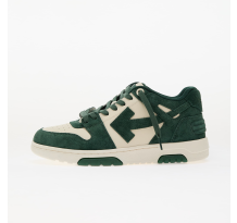 Off-White Off Out Of Office Suede Jet Green Ecru (OMIA189S25LEA0074A6F)