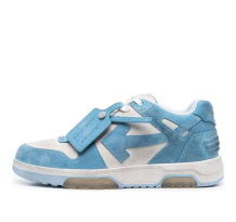 Off-White Out Of Office Suede Low Blue (OMIA189S23LEA0110140)