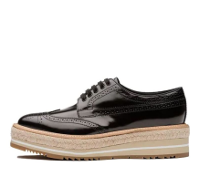 Prada Brogue Trim Microsole Brushed Leather (1E722E_055_F0002_F_D030)