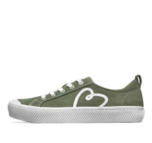 Skechers Bobs B Wild Canvas Shoe Green (113303-OLV)