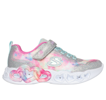 Skechers Infinite Heart Lights Color Lovin (303753L-SMLT) in grau