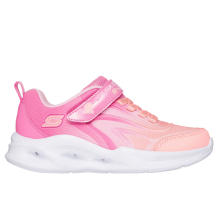 Skechers S Lights Sola Glow Color Breeze Shoes (303713L-PKMT)