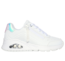 Skechers Uno Gen1 Zip And Stride (310554L-WHT)