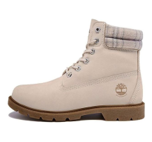 Timberland Lindon Woods 6 Inch Waterproof Boot Beige Nubuck and Printed Collar (A2BBR)