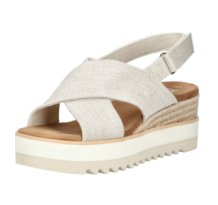 TOMS Keil-Damensandalen Diana Crossover (10021152-101)