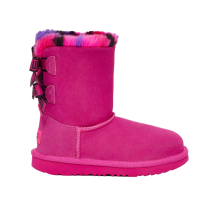 UGG Bailey Bow Plaid Punk Boot (1134930K-RCR)