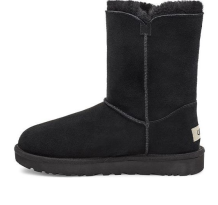 UGG Bailey Button Charm Metallic Alphabet Version Fleece Lined (1114970-BLK)