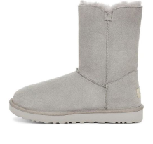UGG Bailey Button Charm Metallic Alphabet Version Fleece Lined Light Grey (1114970-SEL)
