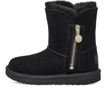 UGG Bailey Zip Short Boot (1123613K-BLK)