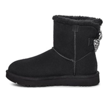 UGG Checkered Bow Short Snow (1138132-BLK)