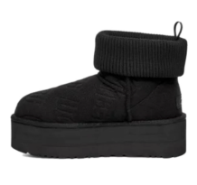 UGG Classic Mini Platform Felted Boot (1144047-BLK)