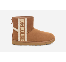 UGG Classic Mini Shearling Logo (1153473-CHE) in braun