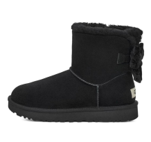 UGG Mini Bailey Bow Crushed Velvet Boot (1138172-BLK)