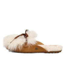 UGG Shaine Fluff Cozy Flat Plush Casual Slipper (1105316-CHE)