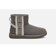 UGG Classic Mini Shearling Logo (1153473-CHRC) in grau