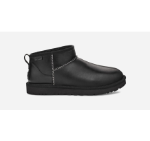 UGG UGG Classic Ultra Mini Leather Regenerate (1158191-BLK) in schwarz