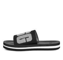 UGG Zuma Metallic Graphic Slippers (1101558-BLK)